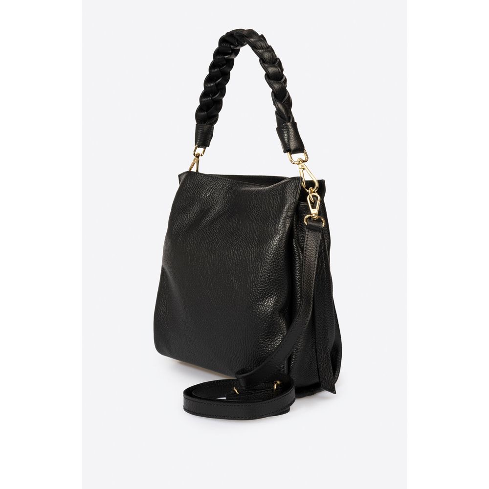 MYLA BLACK - Exquisite Designer Italian Handbag