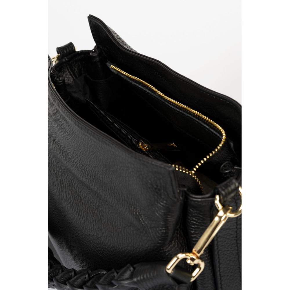 MYLA BLACK - Exquisite Designer Italian Handbag