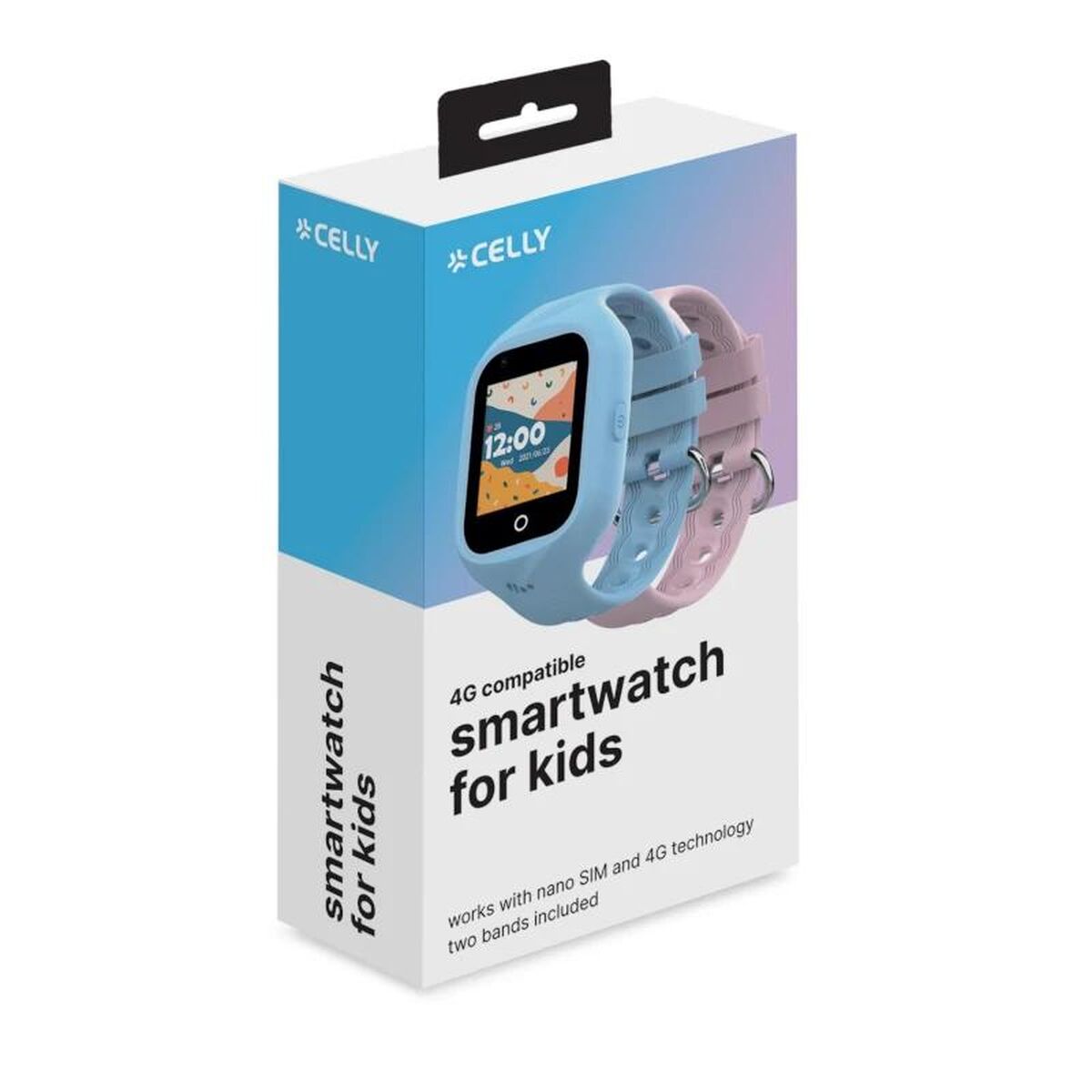 Kids' Smartwatch Celly KIDSWATCH4G 1,4" Black-0