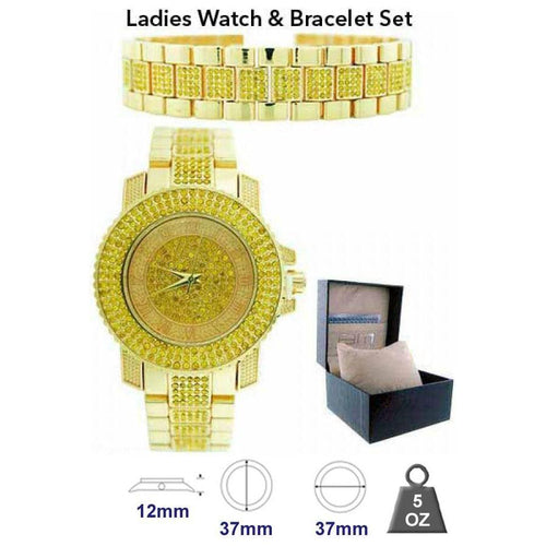 Load image into Gallery viewer, Watch &amp; Bracelet set for women
