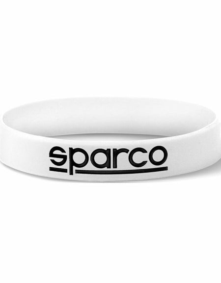 Men's Bracelet Sparco S099093BI10 Silicone 9 cm White (One size) (10 Units)-0