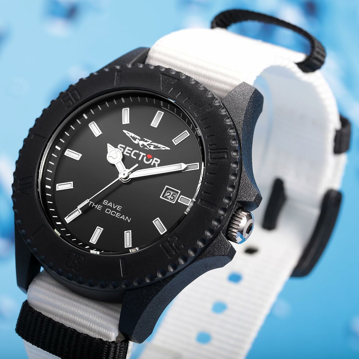 Men's Watch Sector SAVE THE OCEAN (Ø 43 mm)-4