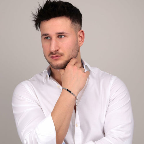 Load image into Gallery viewer, Men&#39;s Bracelet Maserati JM221ATY09 Stainless steel 25 cm-4
