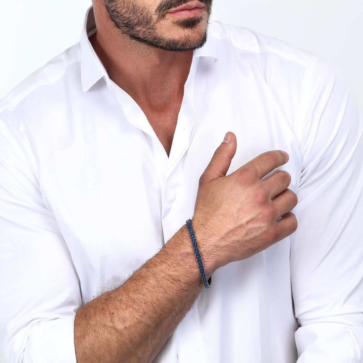 Men's Bracelet Sector SAFR28 Steel 22 cm Silver-4