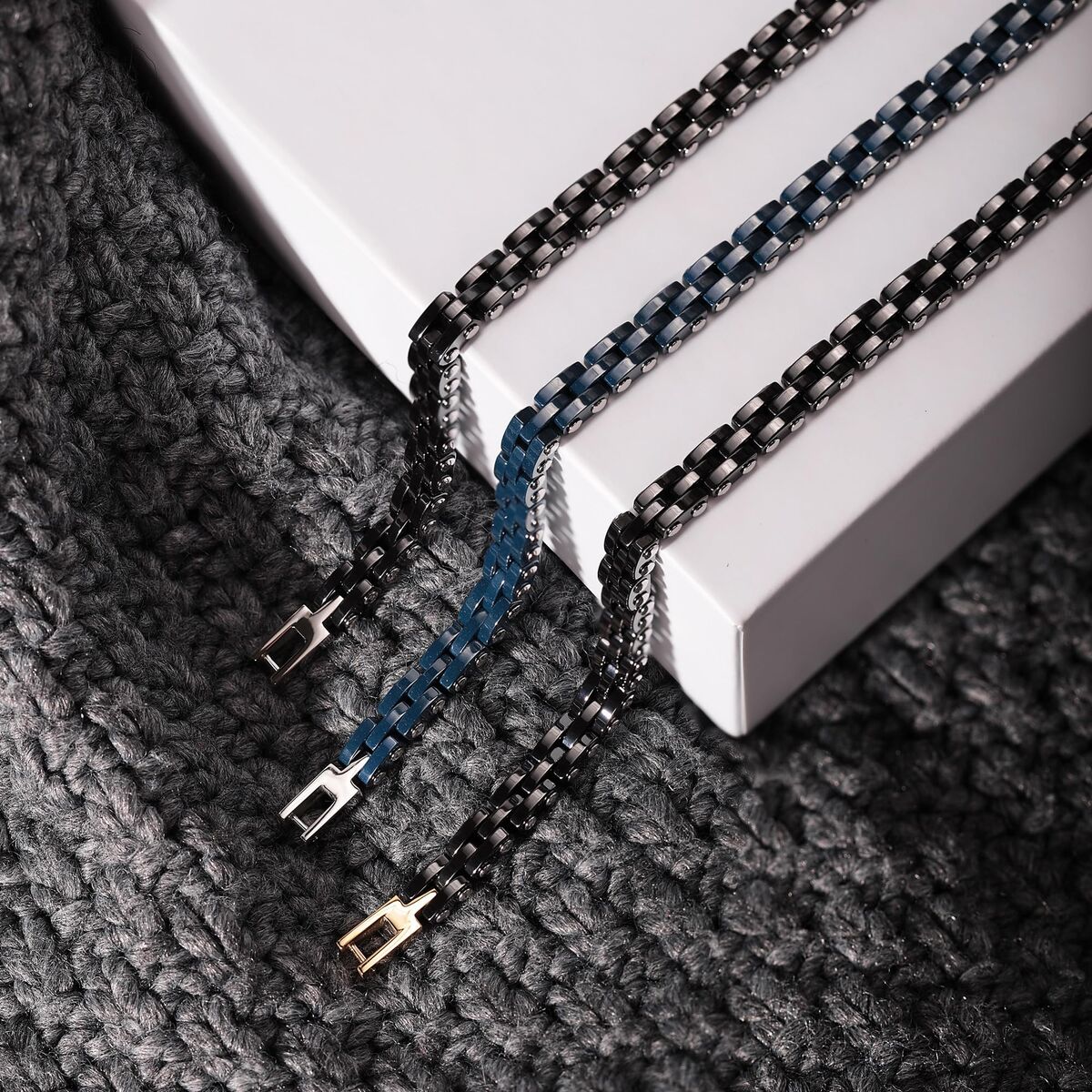 Men's Bracelet Sector SAFR28 Steel 22 cm Silver-3