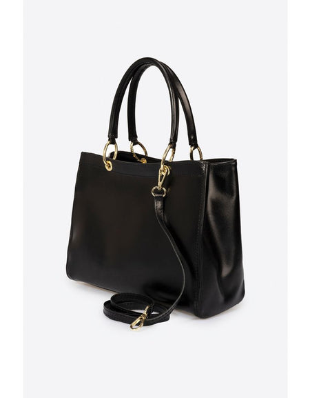 MABEL BLACK - Exquisite Italian Handbag for the Discerning Shopper