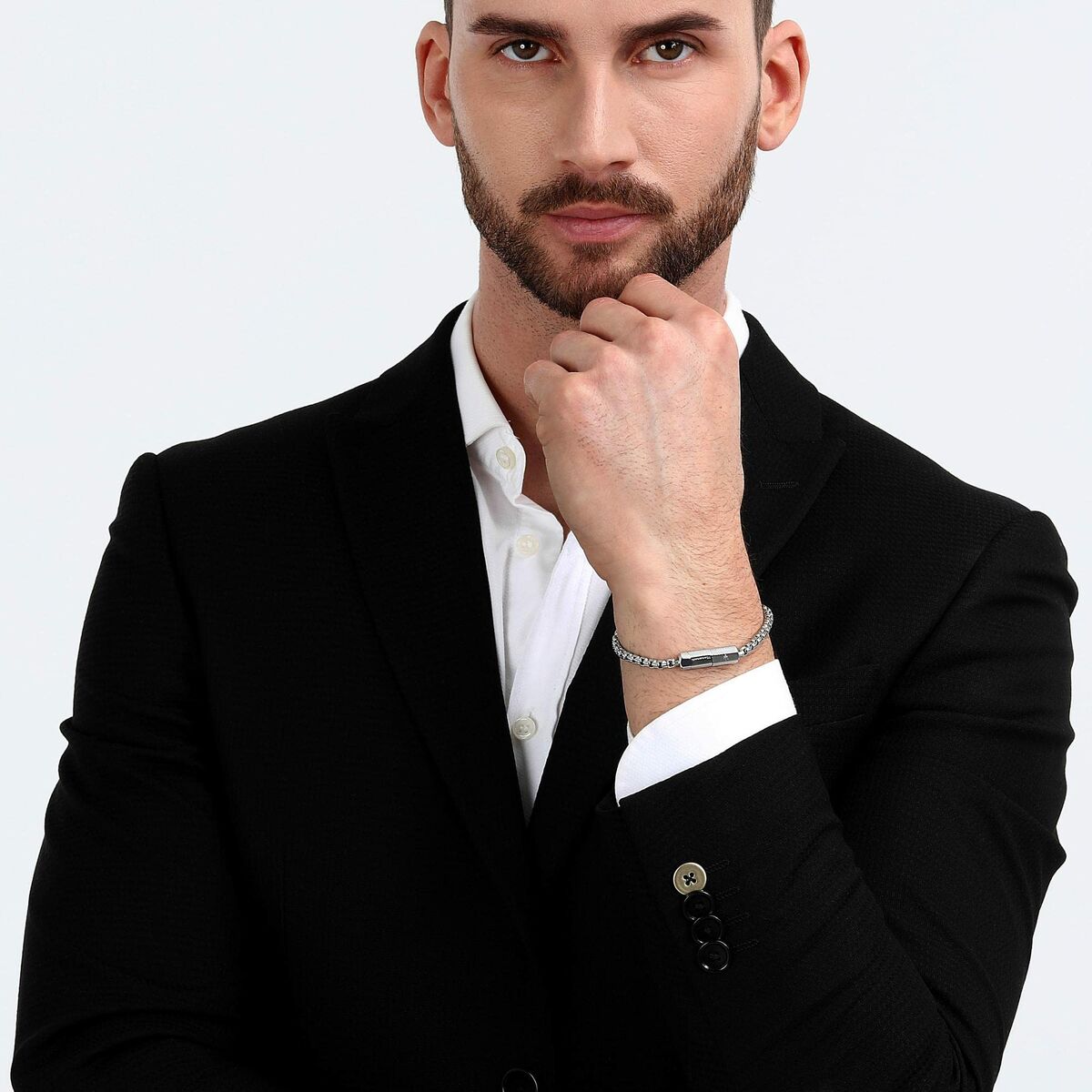 Men's Bracelet Maserati Stainless steel 22 cm-3