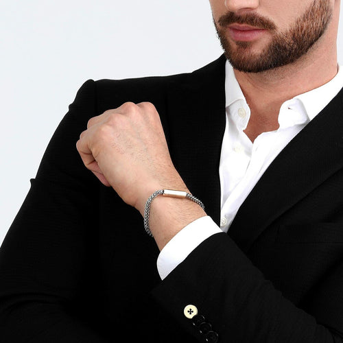 Load image into Gallery viewer, Men's Bracelet Maserati Stainless steel 22 cm-3
