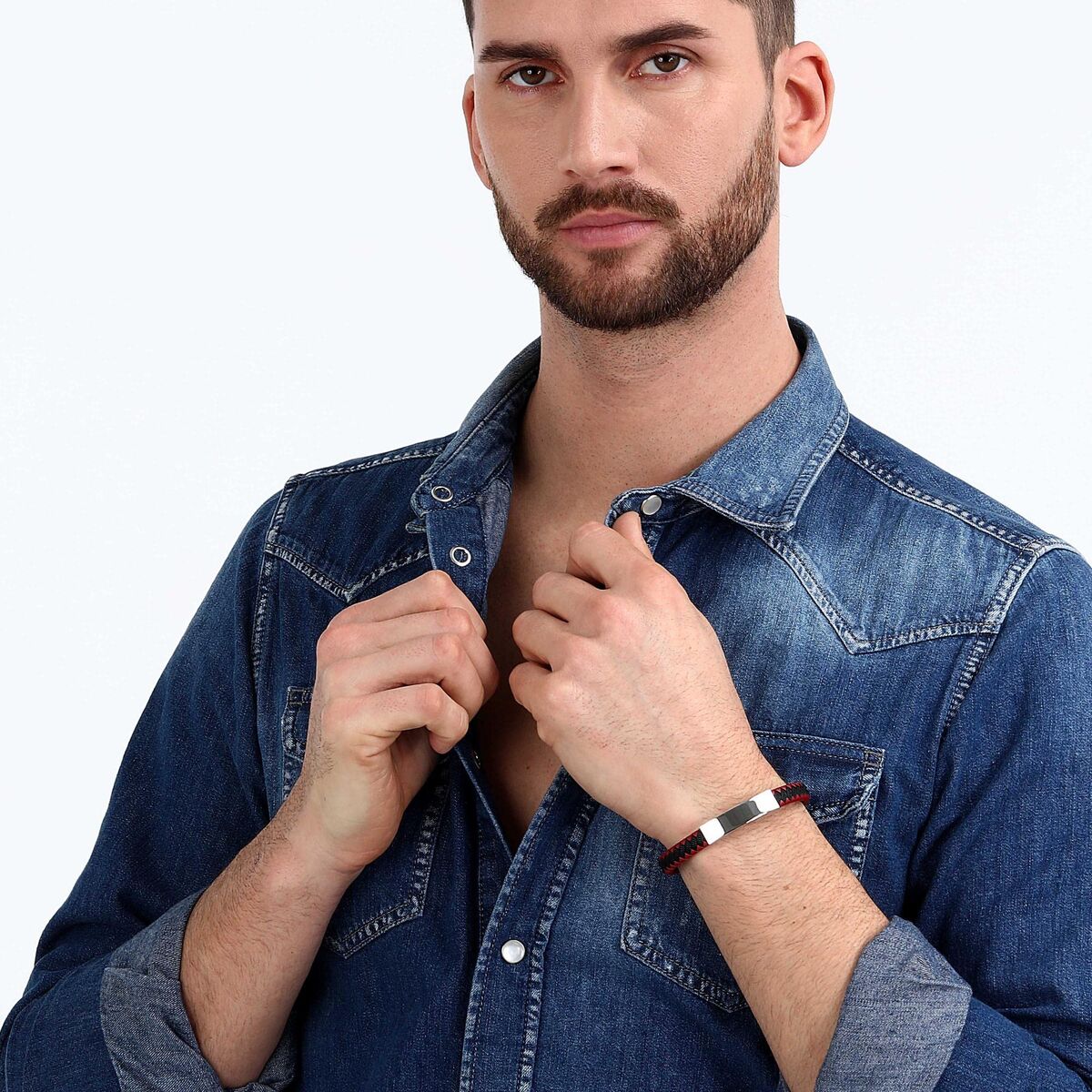 Men's Bracelet Sector SZV111 Leather 21 cm-3