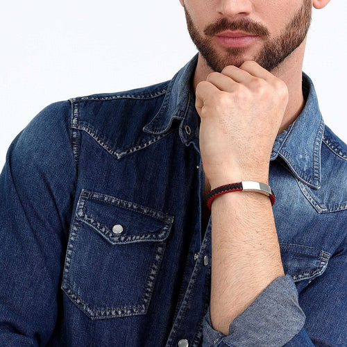 Load image into Gallery viewer, Men's Bracelet Sector SZV111 Leather 21 cm-2
