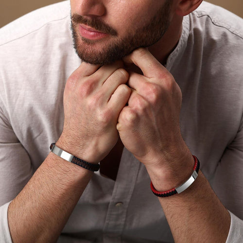 Load image into Gallery viewer, Men's Bracelet Sector SZV111 Leather 21 cm-1
