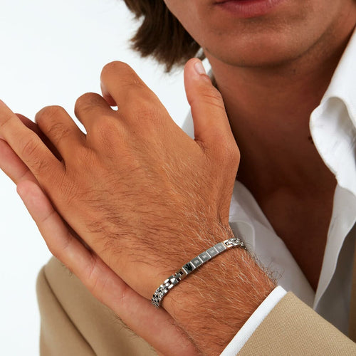 Load image into Gallery viewer, Men&#39;s Bracelet Maserati JM423ATY19 Stainless steel 21,5 cm-2

