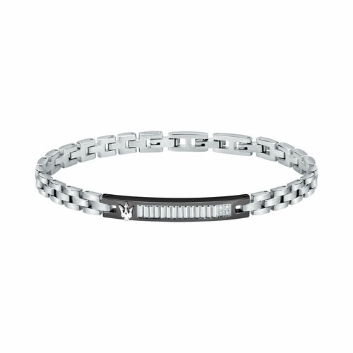 Load image into Gallery viewer, Men&#39;s Bracelet Maserati Stainless steel 21,5 cm Silver-6
