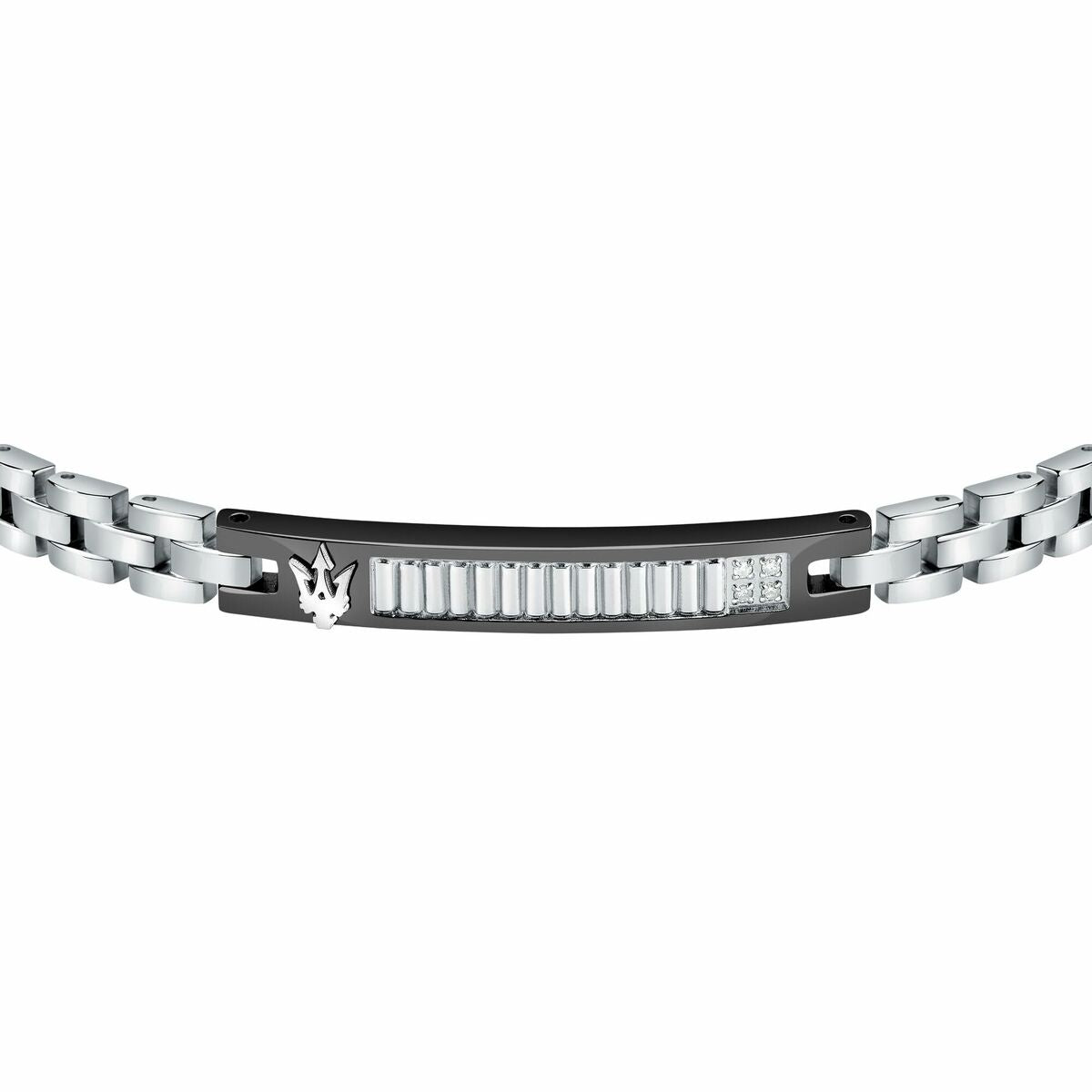 Men's Bracelet Maserati Stainless steel 21,5 cm Silver-5