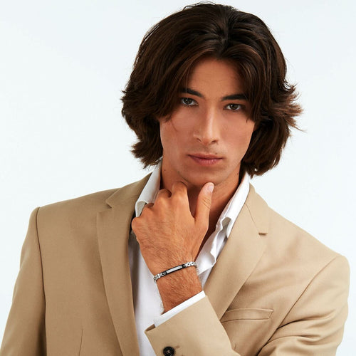 Load image into Gallery viewer, Men&#39;s Bracelet Maserati Stainless steel 21,5 cm Silver-3
