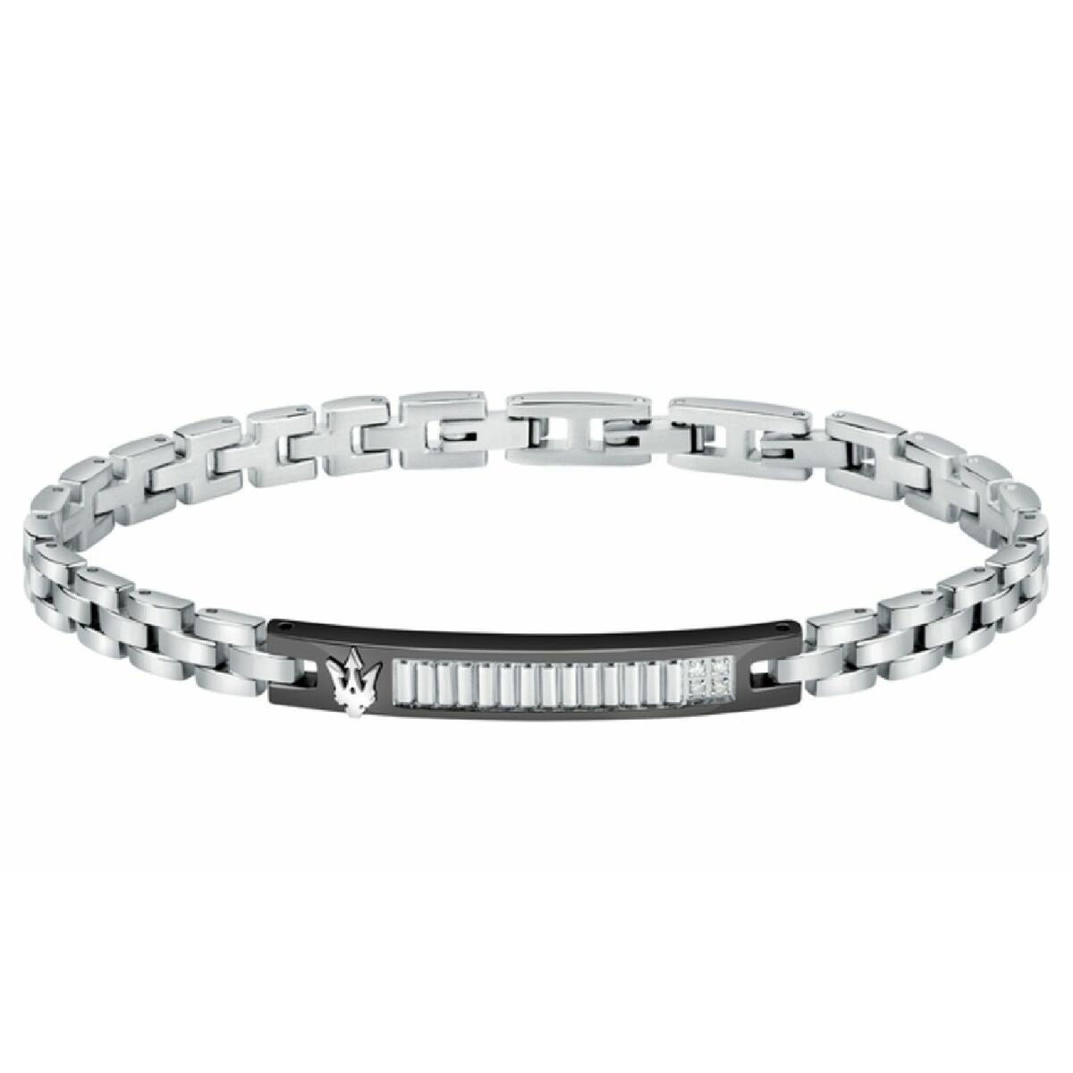 Men's Bracelet Maserati Stainless steel 21,5 cm Silver-7