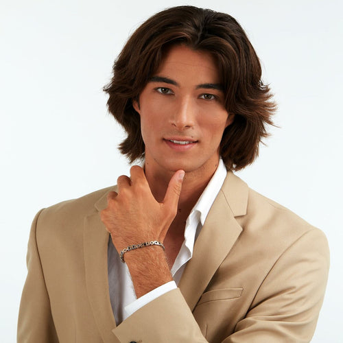 Load image into Gallery viewer, Men&#39;s Bracelet Maserati Stainless steel 21,5 cm Silver-4
