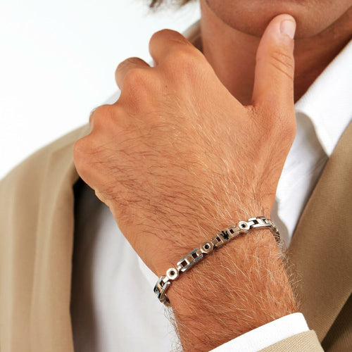 Load image into Gallery viewer, Men&#39;s Bracelet Maserati Stainless steel 21,5 cm Silver-3
