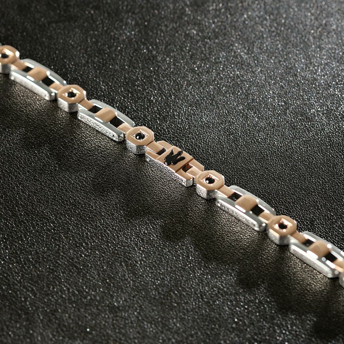 Men's Bracelet Maserati Stainless steel 21,5 cm Silver-2