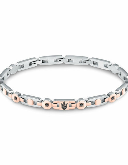 Men's Bracelet Maserati Stainless steel 21,5 cm Silver-1