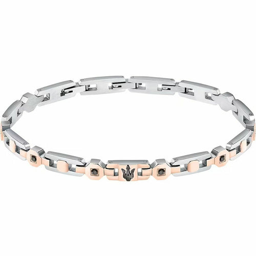 Load image into Gallery viewer, Men&#39;s Bracelet Maserati Stainless steel 21,5 cm Silver-0
