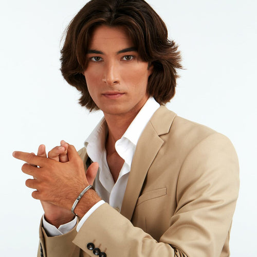 Load image into Gallery viewer, Men's Bracelet Maserati JM423AVD21 Stainless steel 21,5 cm-4
