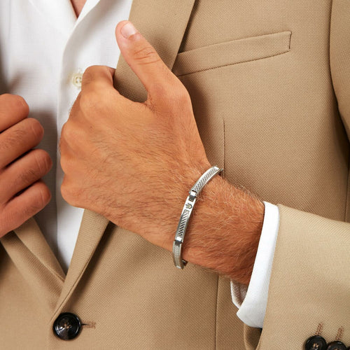 Load image into Gallery viewer, Men's Bracelet Maserati JM423AVD21 Stainless steel 21,5 cm-3
