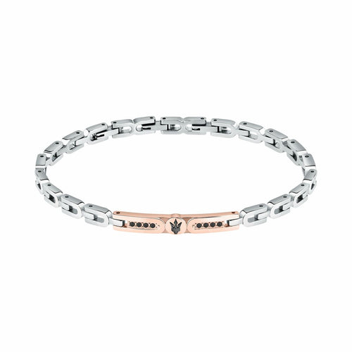 Load image into Gallery viewer, Men's Bracelet Maserati Stainless steel 21,5 cm Silver-6
