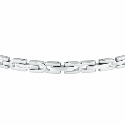 Load image into Gallery viewer, Men's Bracelet Maserati Stainless steel 21,5 cm Silver-4
