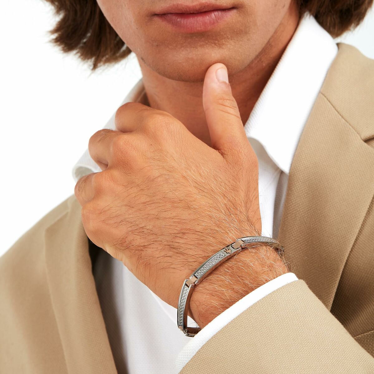 Men's Bracelet Maserati JM423AVD23 Stainless steel-2