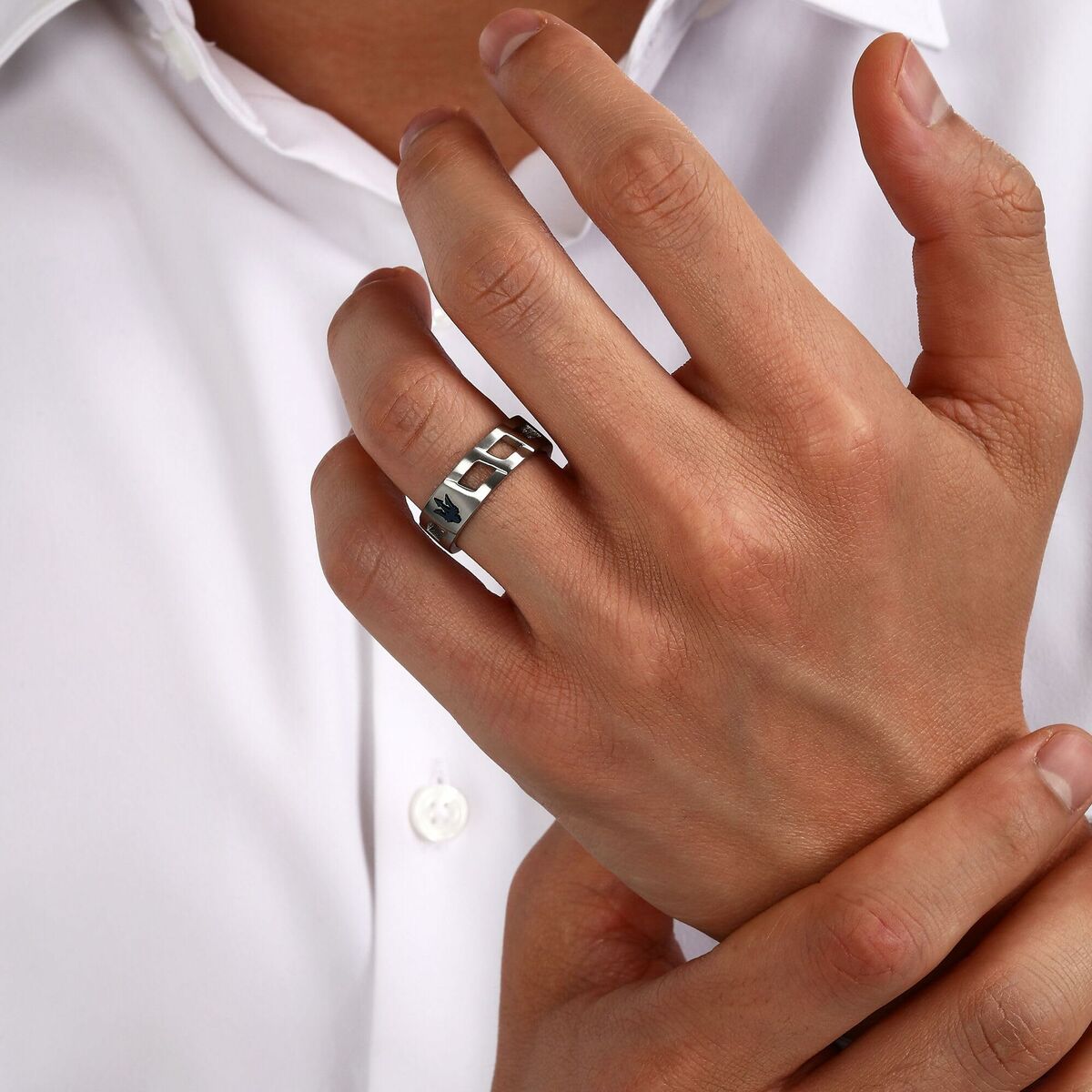 Men's Ring Maserati JM334AVD50025 (25)-3