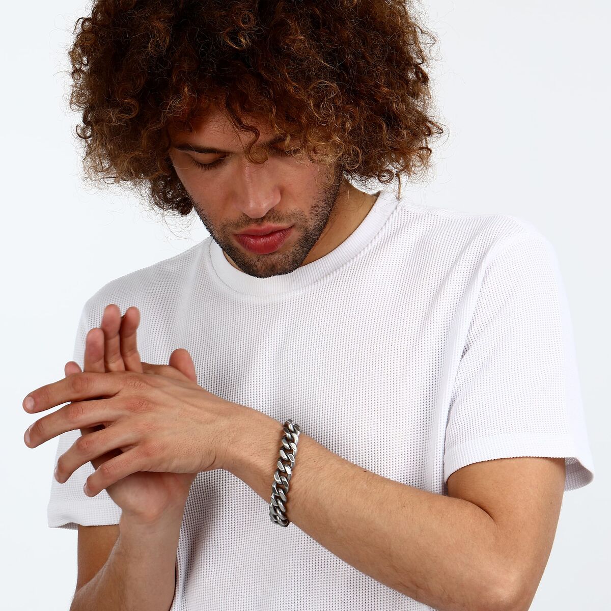 Men's Bracelet Sector SAXS04 Steel 21 cm-4