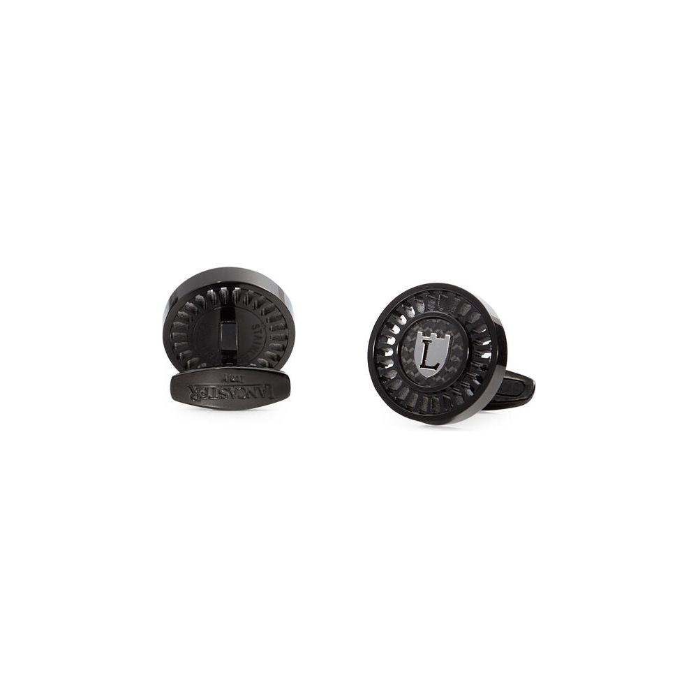 Cufflinks Lancaster GLA012BK 2 cm-0