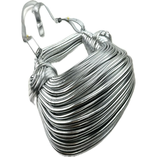 Load image into Gallery viewer, ROPE KNOTTED PULLED HANDBAG
