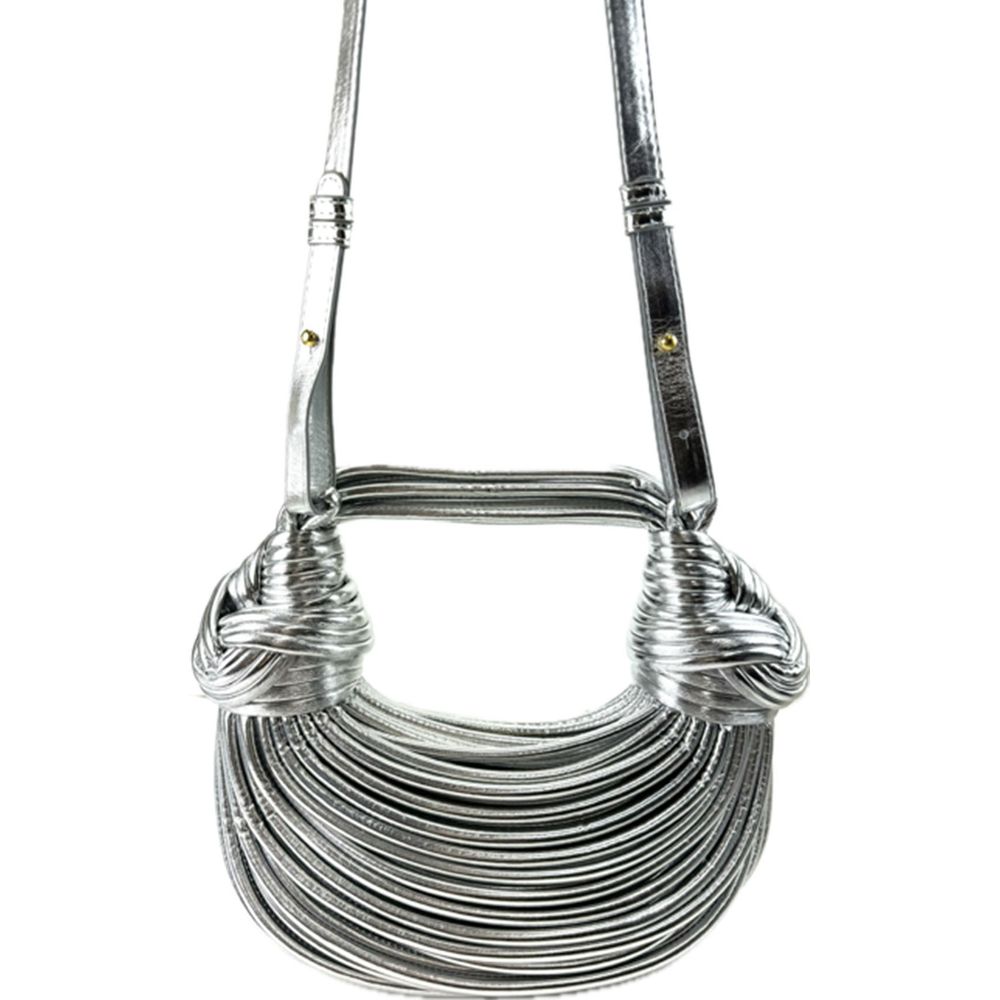 Designer Handbag: Rope Knotted Pulled Handbag