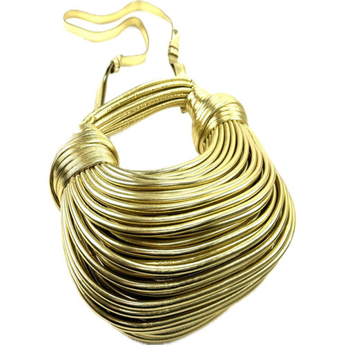 Load image into Gallery viewer, Designer Handbag: Rope Knotted Pulled Handbag
