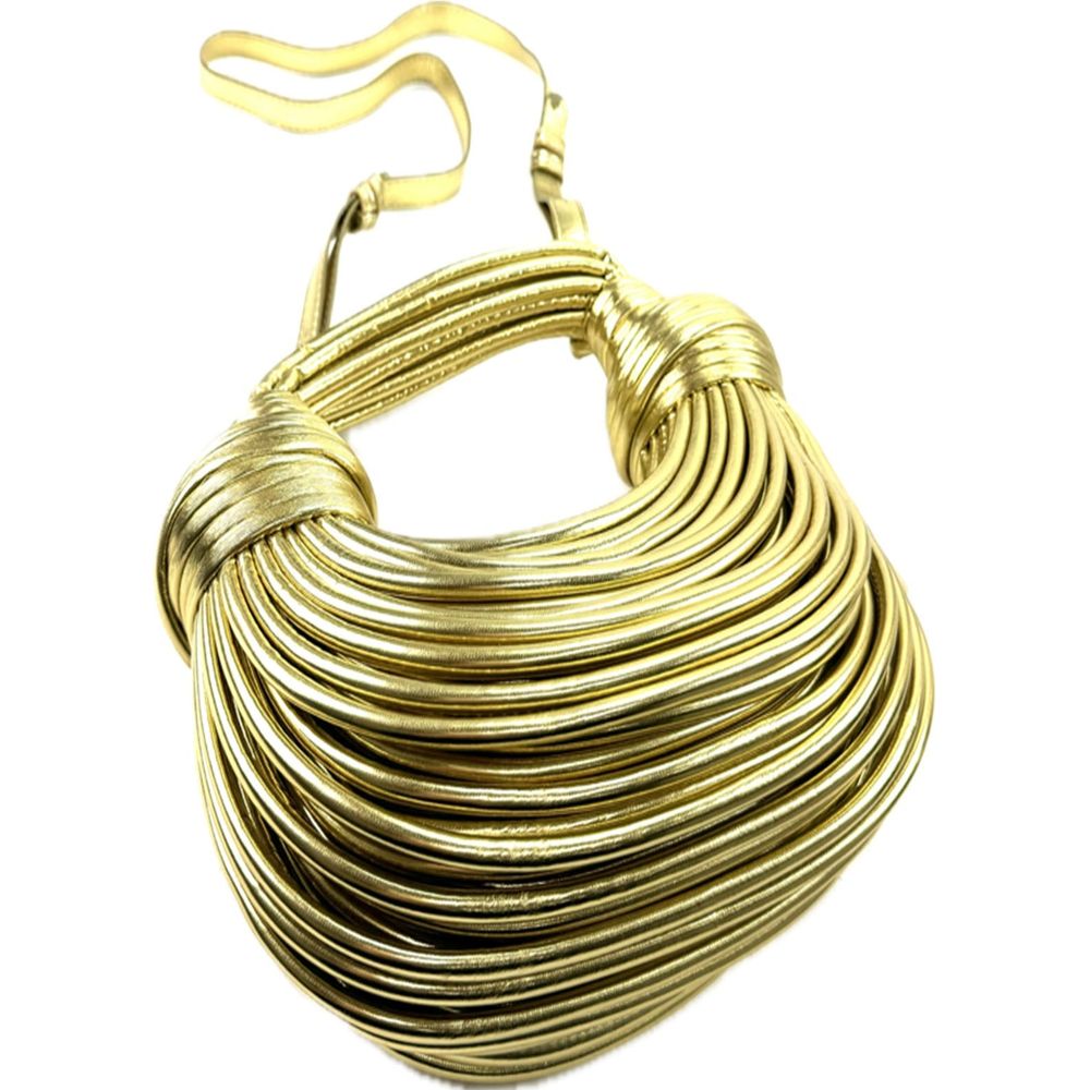 Designer Handbag: Rope Knotted Pulled Handbag