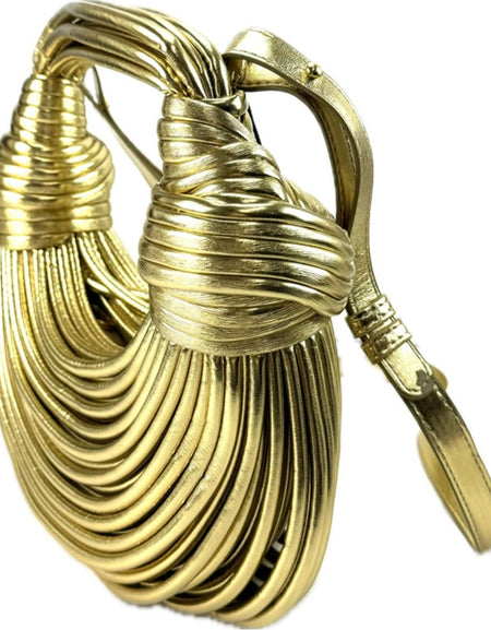 ROPE KNOTTED PULLED HANDBAG