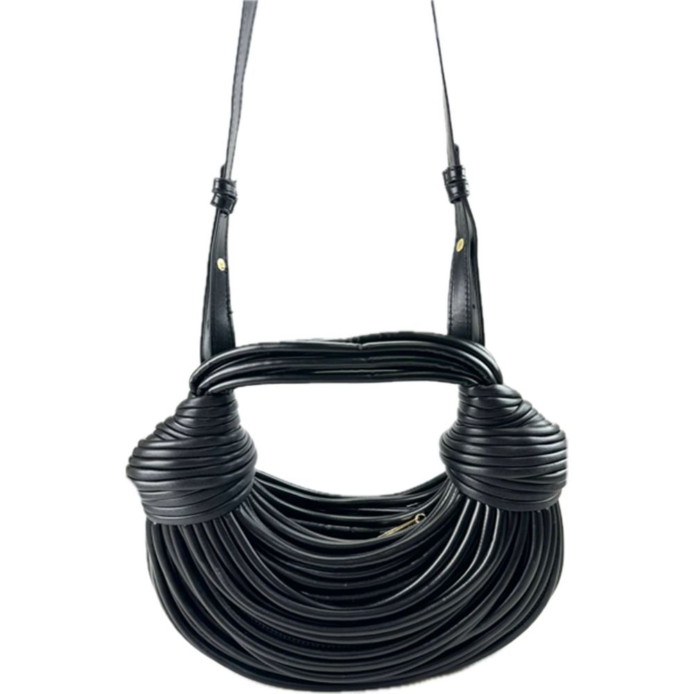 Designer Handbag: Rope Knotted Pulled Handbag