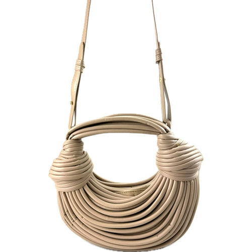 Load image into Gallery viewer, Designer Handbag: Rope Knotted Pulled Handbag
