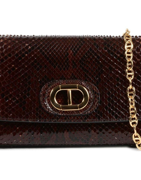 Dee Firenze Python Clutch: Elegant Italian Craftsmanship