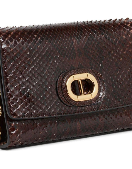 Dee Firenze Python Clutch: Elegant Italian Craftsmanship