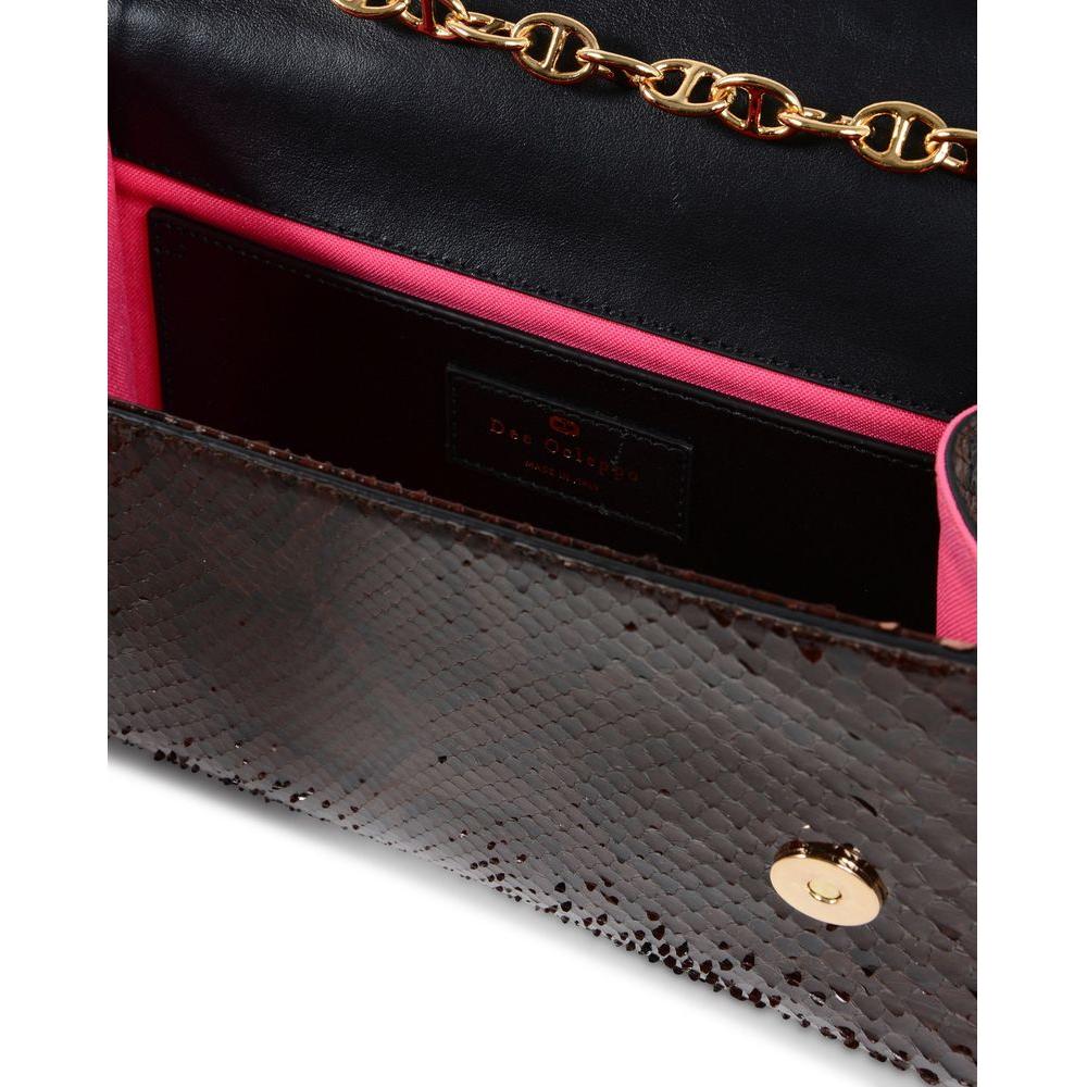 Dee Firenze Python Clutch: Elegant Italian Craftsmanship