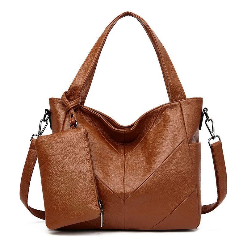 Elegant Women's High Quality Large Capacity Soft Casual Handbag