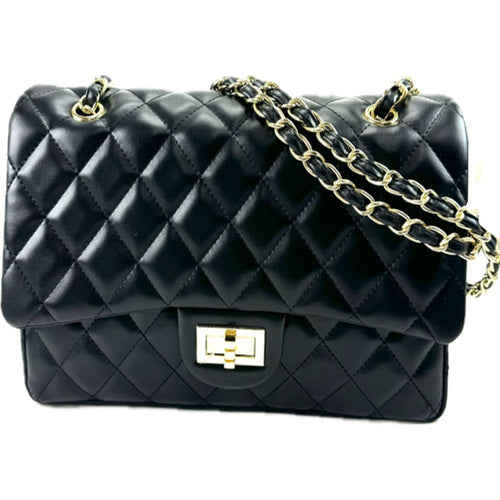 Load image into Gallery viewer, Designer Quilted Faux Leather Hand Bag
