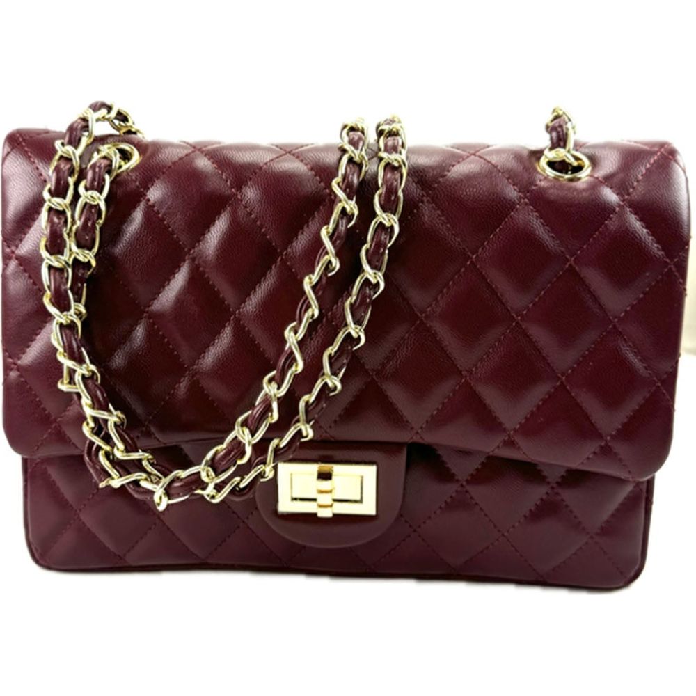 Designer Quilted Faux Leather Hand Bag