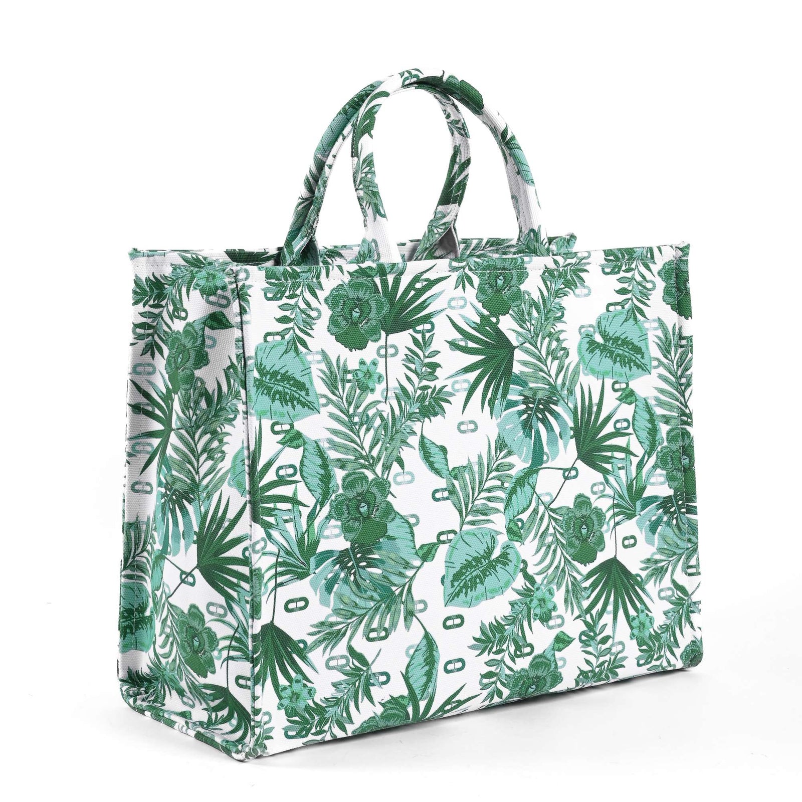 Dee Canvas Tote - Green