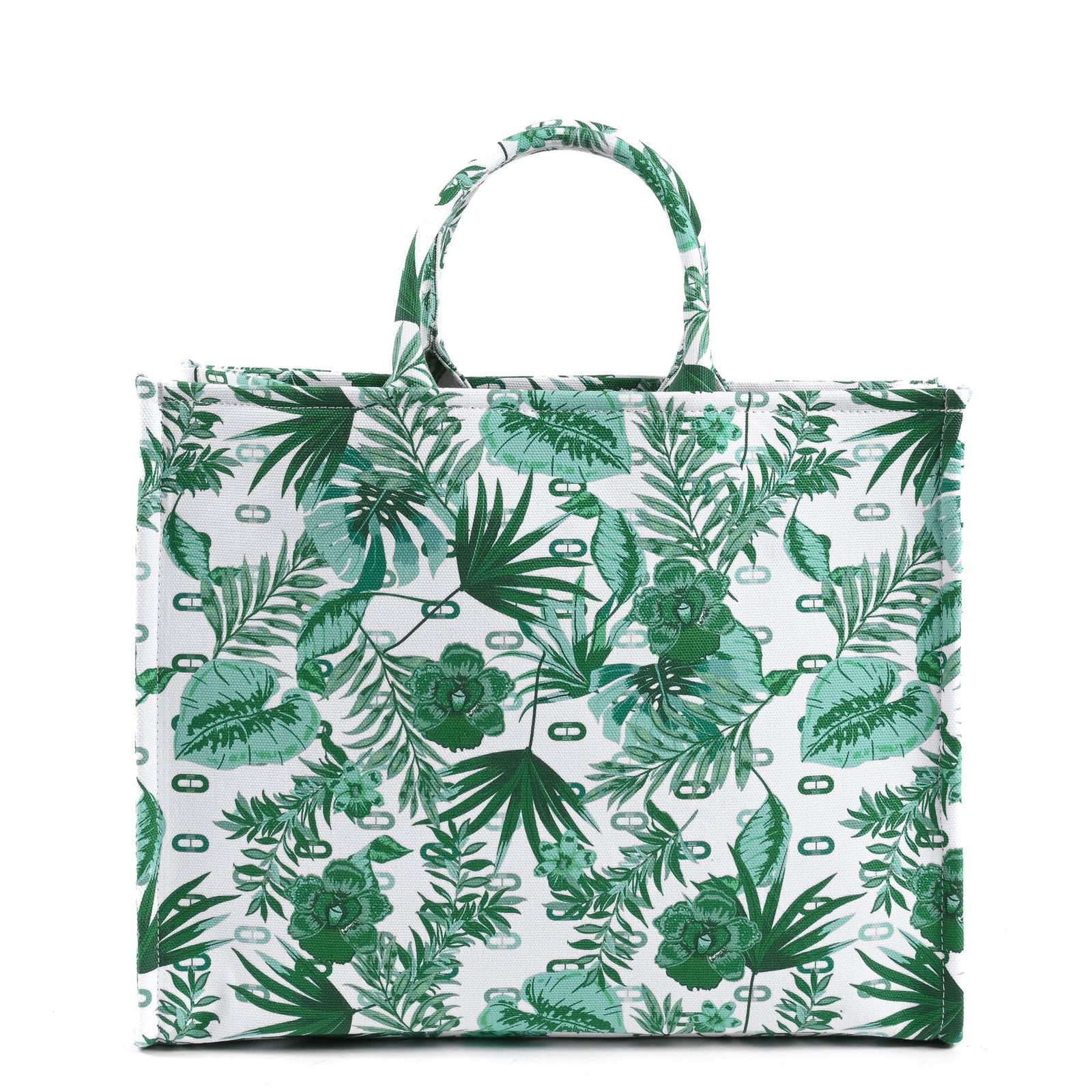 Dee Canvas Tote - Green