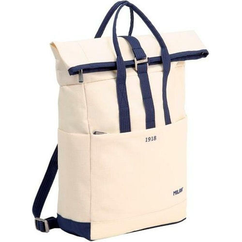 Load image into Gallery viewer, Casual Backpack Milan Serie1918 Beige 10 L 42 x 29 x 11 cm-0
