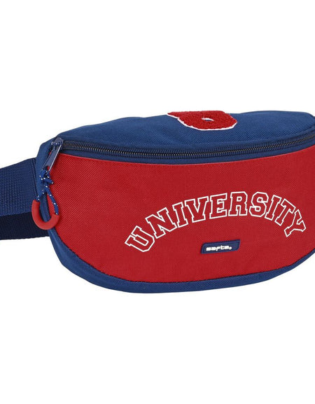 Belt Pouch Safta University Red Navy Blue 23 x 14 x 9 cm-0